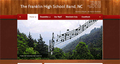 Desktop Screenshot of franklinpantherband.com